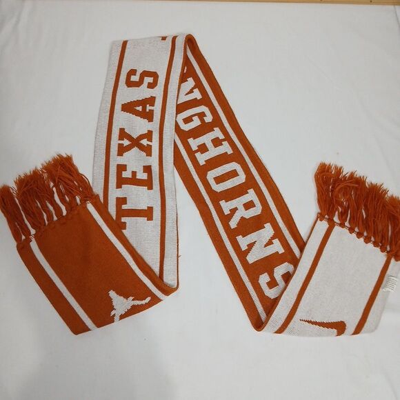 Nike Texas Longhorns Scarf NCAA Game Team Sports 80" x 6.5" - Picture 1 of 3
